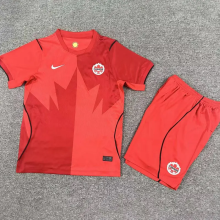 26-27 Canada Home Kids Soccer Jersey
