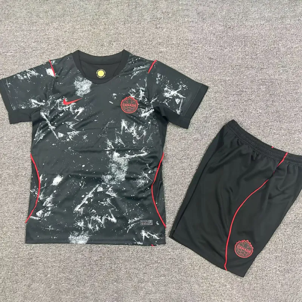 26-27 Canada Away Kids Soccer Jersey