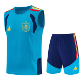 26-27 Spain Lake Blue Tank top and shorts suit