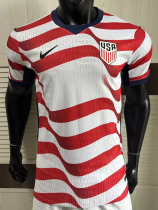 26-27 USA Home Player Version Soccer Jersey (前空白)