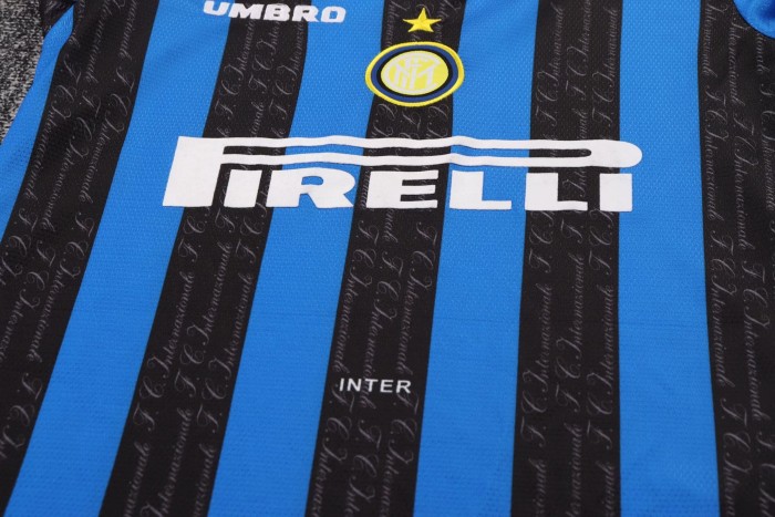 1997-1998 Inter Milan Home Retro Kids Soccer Jersey