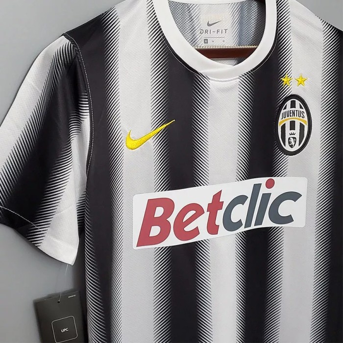 2011-2012 Juventus Home Retro Soccer Jersey