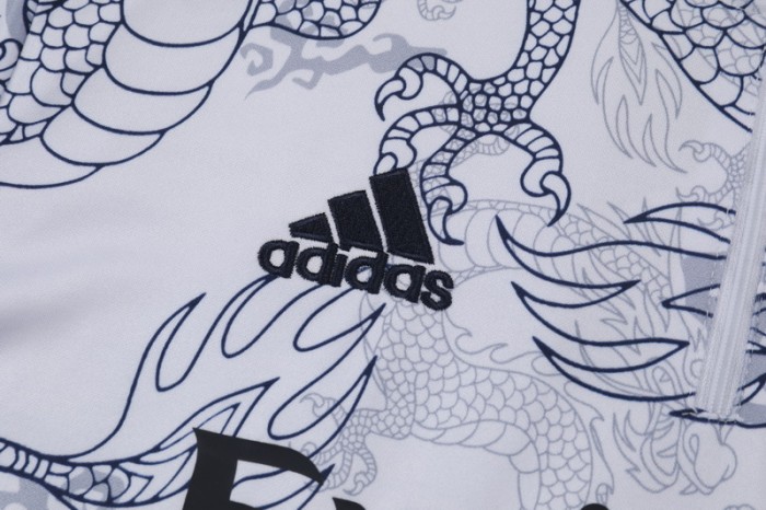 23-24 Real Madrid High Quality Half Pull Tracksuit