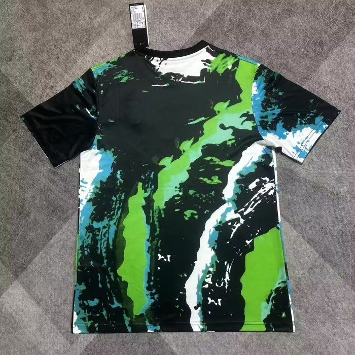 25-26 Real Madrid Black Green Special Edition Fans Training Shirts