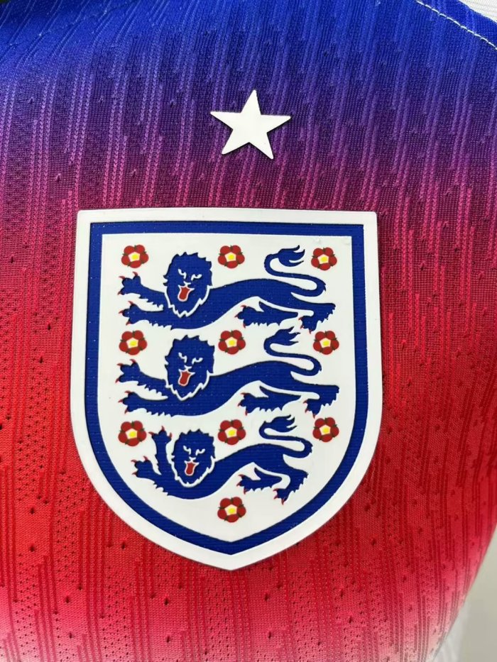 25-26 England Home Long sleeves Player Version Soccer Jersey