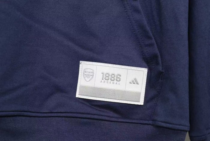 25-26 Arsenal Blue Hoodie Tracksuit