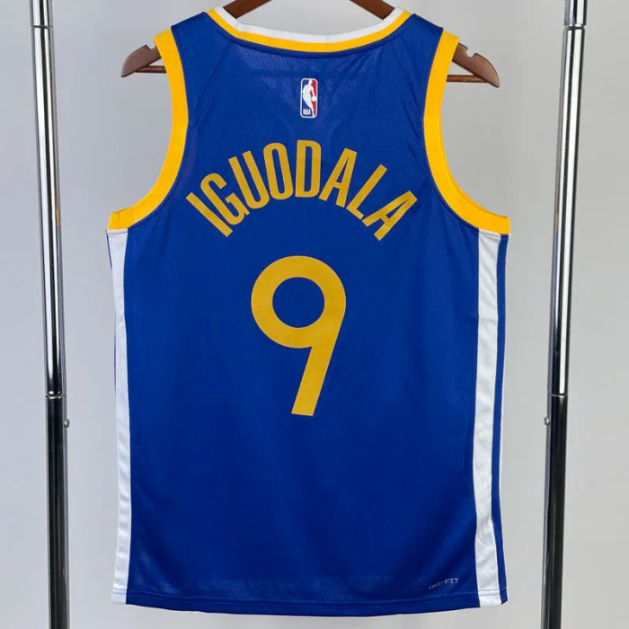 22-23 WARRIORS IGUODALA #9 Blue Top Quality Hot Pressing NBA Jersey