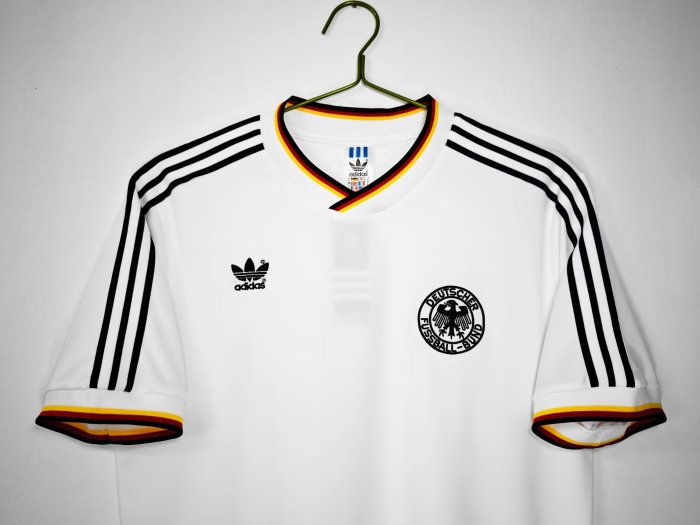 1986 Germany Home Retro Soccer Jersey