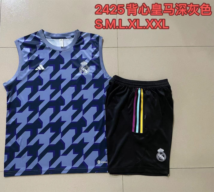 23-24 Real Madrid High quality Tank Top And Shorts Suit