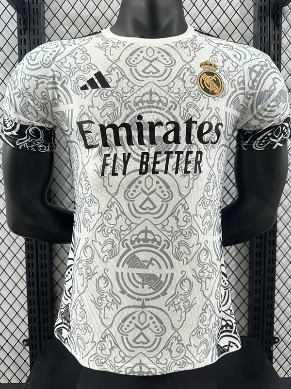 23-24 Real Madrid White Special Edition Player Version Soccer Jersey