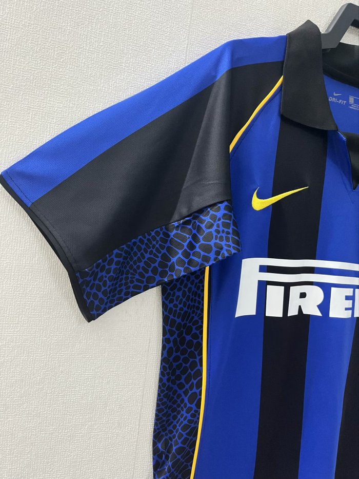 2001-2002 Inter Milan Home Retro Soccer Jersey