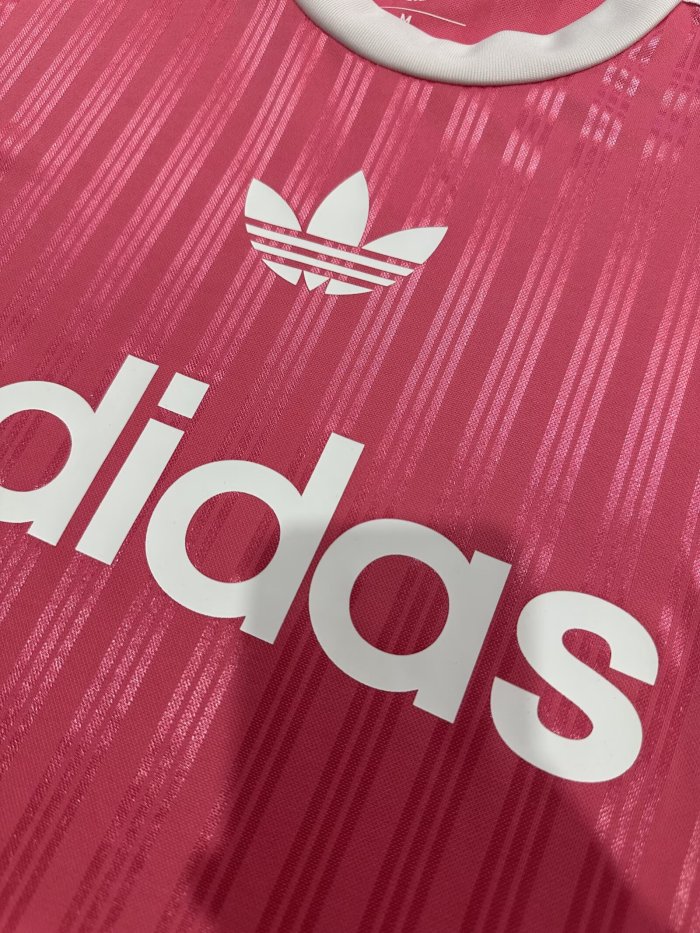 2025 AD Casual Pink Fans Training shirts *三叶草