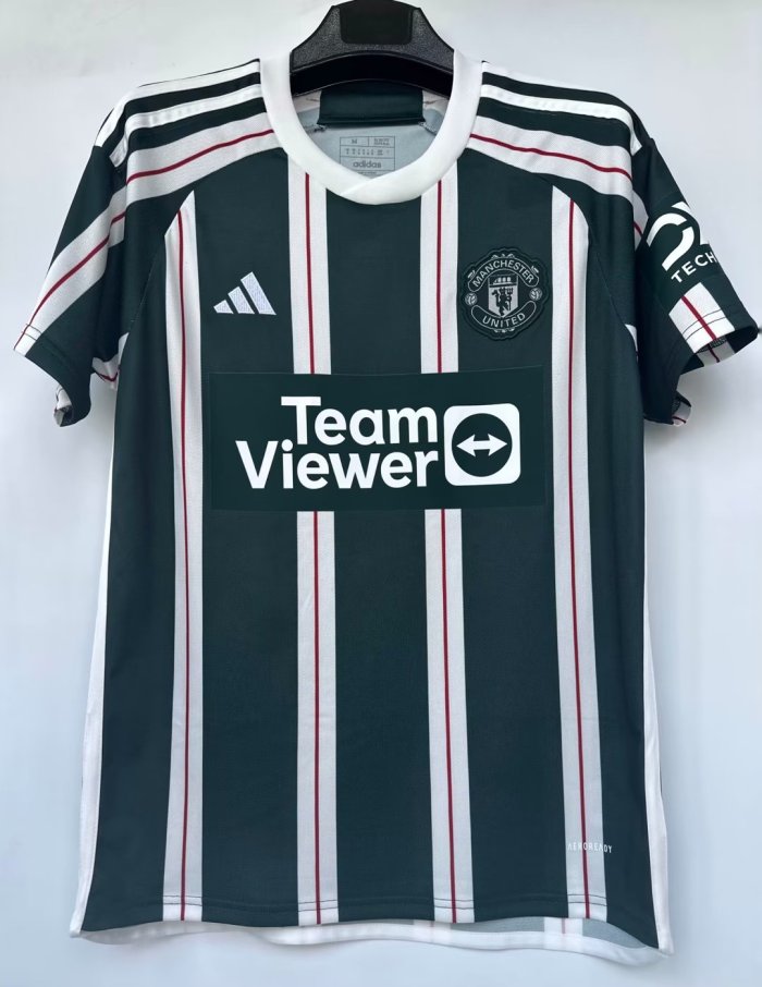 23-24 Manchester United Away Fans Soccer Jersey