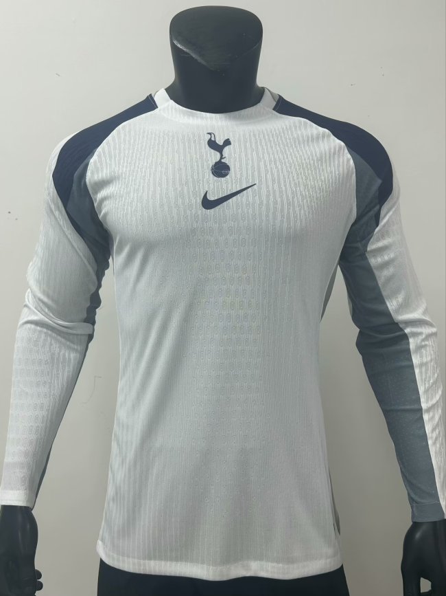 25-26 Tottenham Hotspur Home Long sleeves Player Version Soccer Jersey*空白版