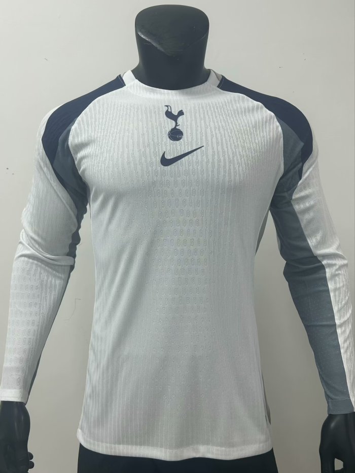 25-26 Tottenham Hotspur Home Long sleeves Player Version Soccer Jersey*空白版