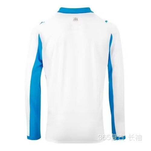 25-26 Marseille Home Long Sleeve  Fans Soccer Jersey