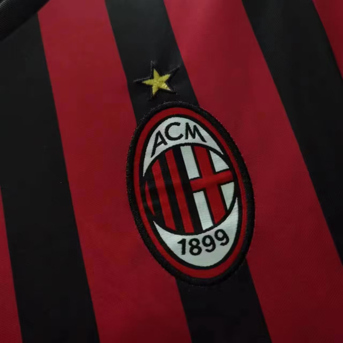 2016-2017 AC Milan Home Retro Soccer Jersey