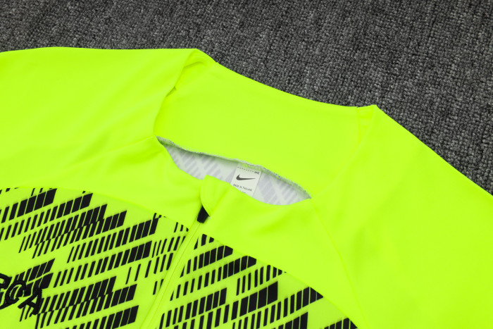 23-24 Barcelona High Quality Half Pull Tracksuit