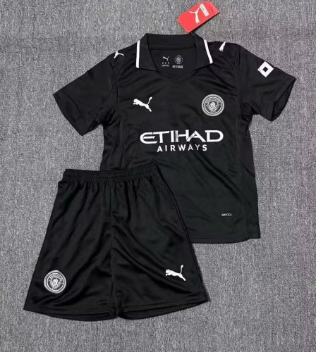 25-26 Manchester City away Kids Soccer Jersey