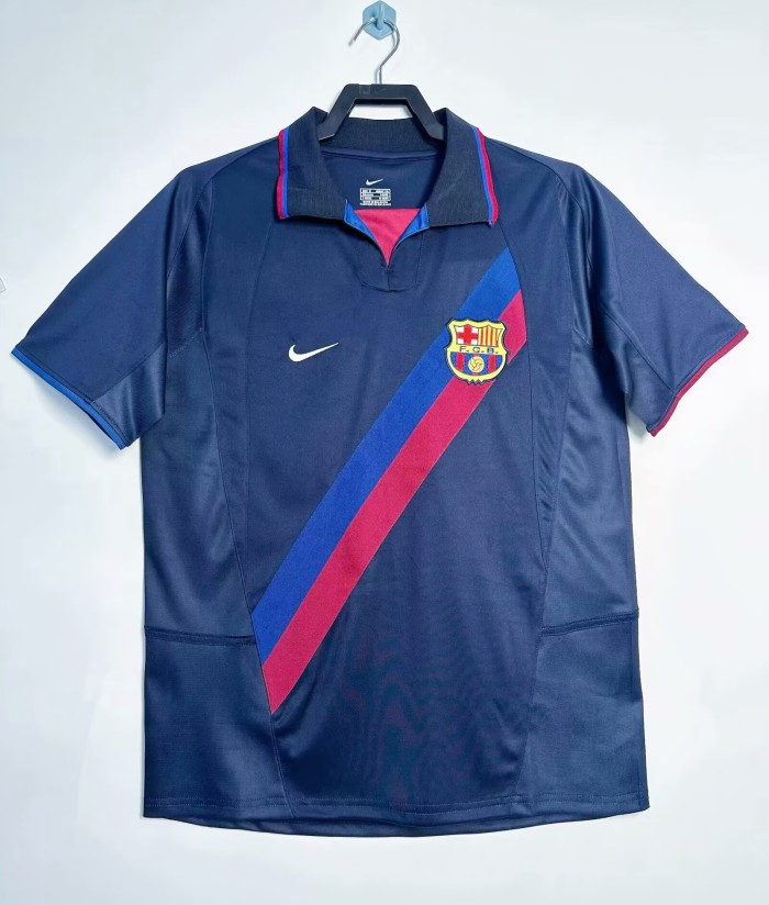 2002-2003 Barcelona Third Retro Soccer Jersey