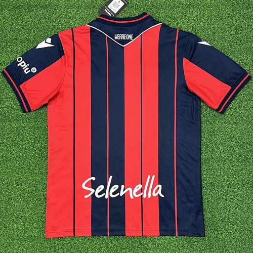 25-26 Bologna Home Fans Soccer Jersey 1:1 Thai Quality
