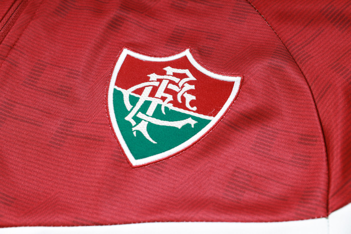 23-24 Fluminense High Quality Half Pull Tracksuit