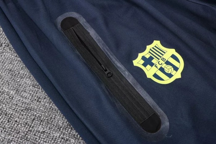 22-23 Barcelona Dark blue Hoodie Jacket Tracksuit#F399