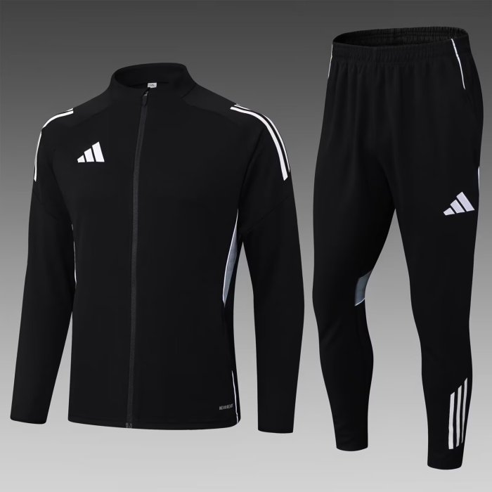 2025 AD Black Half Pull Tracksuit 