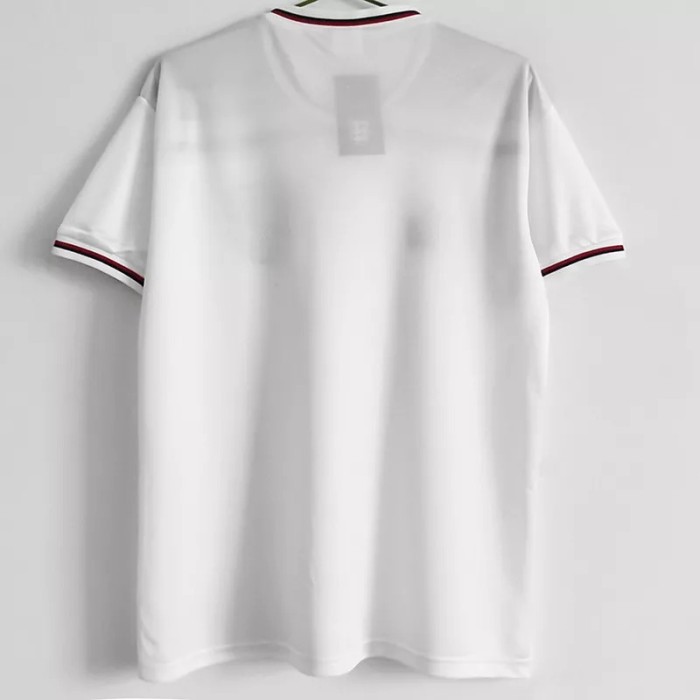 1982 England Home White Retro Soccer Jersey