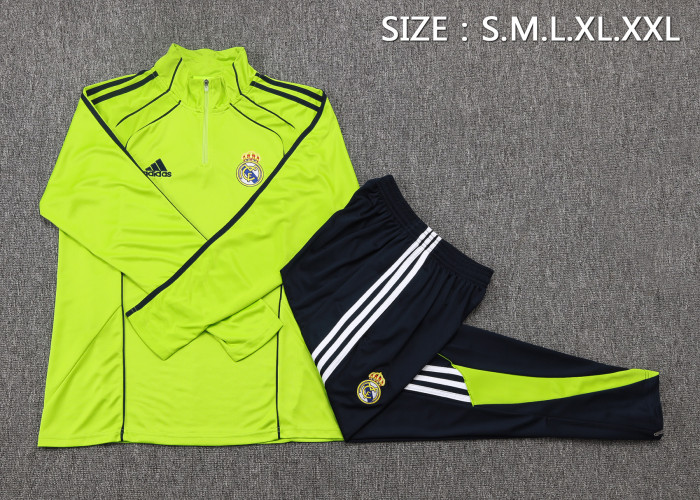 25-26 Real Madrid High Quality Half Pull Tracksuit