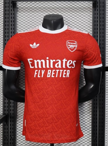 25-26 Arsenal Red Special Edition Player Version Training Shirts (三叶)