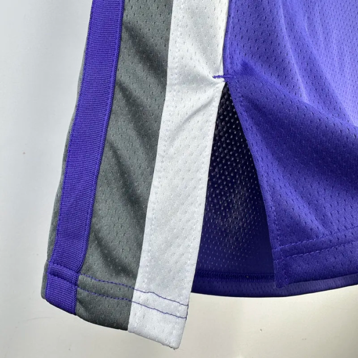 22-23 KINGS SABONIS #10 Purple Away Top Quality Hot Pressing NBA Jersey(V领）