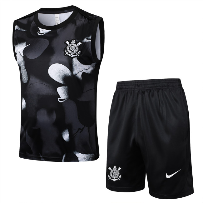 25-26 Corinthians High Quality Tank Top And Shorts Suit
