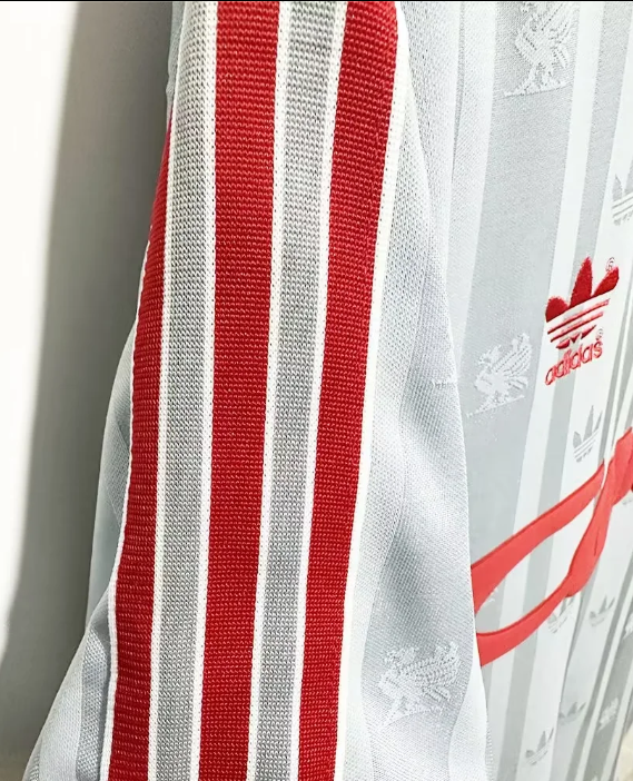 1988-1989 Liverpool Away Player Version Soccer Jersey