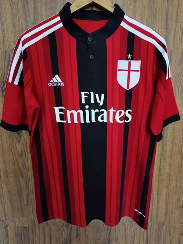 2014-2015 AC Milan Home Retro Soccer Jersey