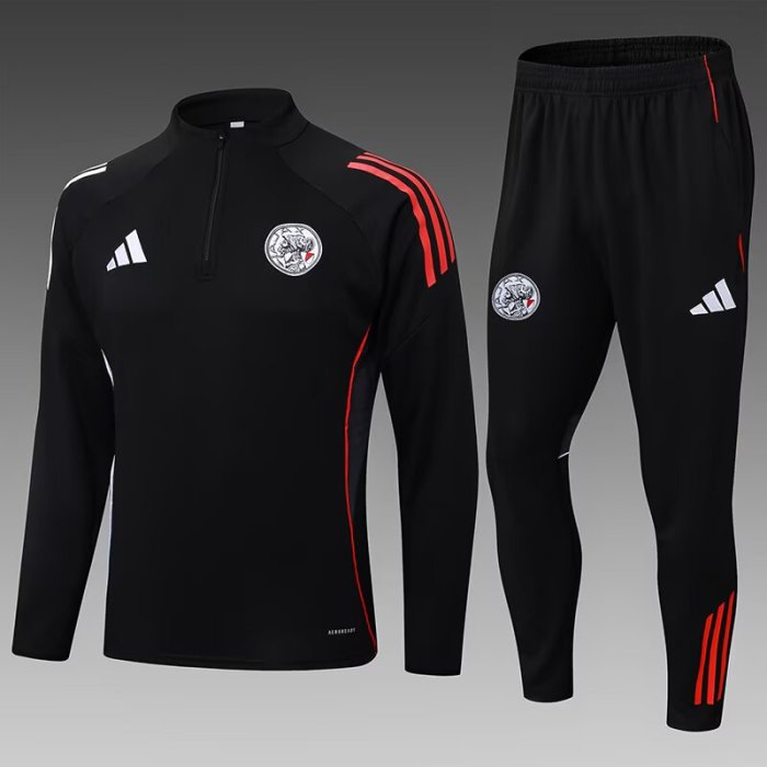25-26 Ajax High Quality Half Pull Tracksuit