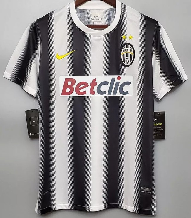 2011-2012 Juventus Home Retro Soccer Jersey