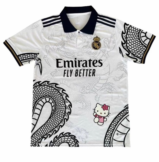 23-24 Real Madrid Special Edition White Fans Training Shirts