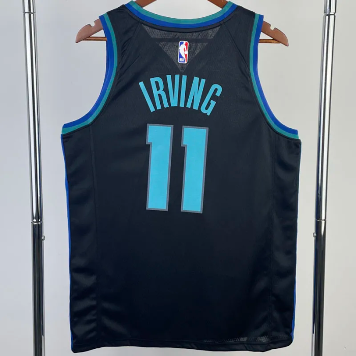 22-23 Dallas Mavericks IRVING #11 Blue Black Top Quality Hot Pressing NBA Jersey