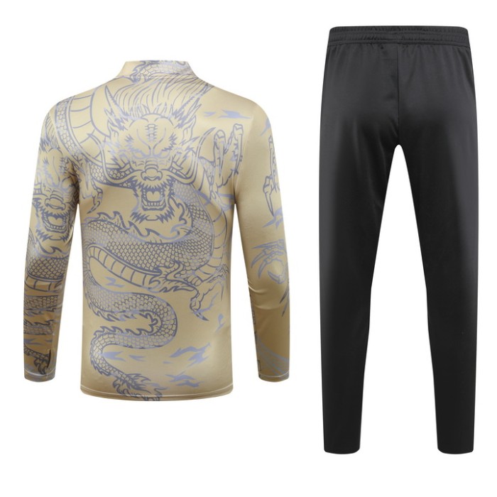 23-24 Real Madrid High Quality Half Pull Tracksuit