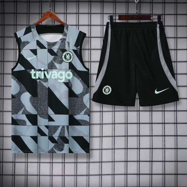 23-24 Chelsea High quality Tank Top And Shorts Suit