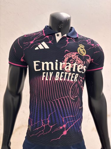 25-26 Real Madrid Special Edition Player Version Training Shirts 豹头