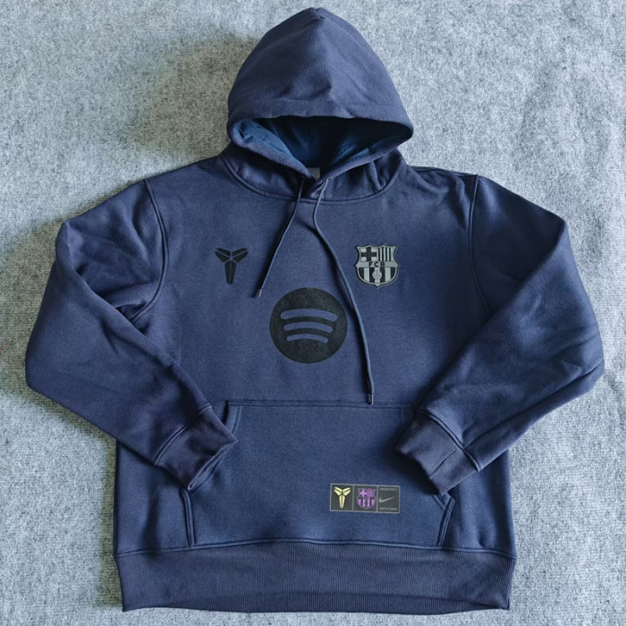 25-26 Barcelona Royal blue Hoody 宝蓝色(加绒)黑标
