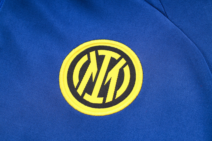 23-24 Inter Milan High Quality Half Pull Tracksuit