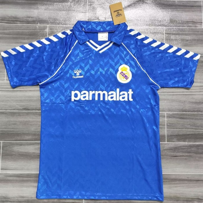 1986-1988 Real Madrid Away Retro Soccer Jersey