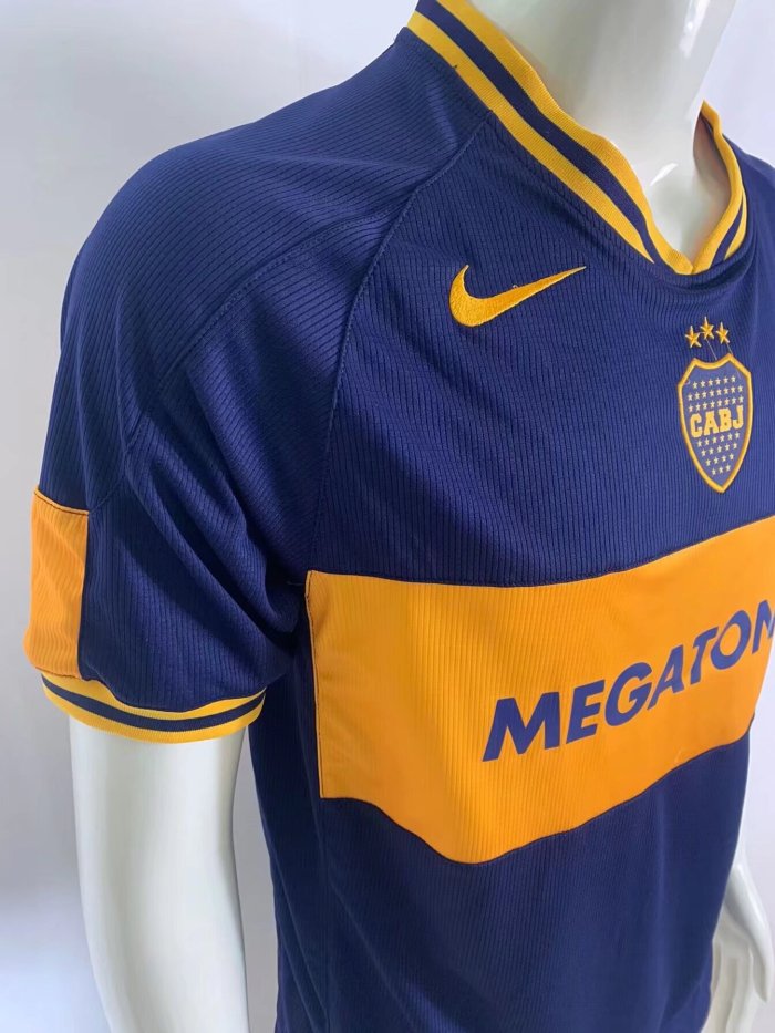 2006-2007 Boca Juniors Home Retro Soccer Jersey