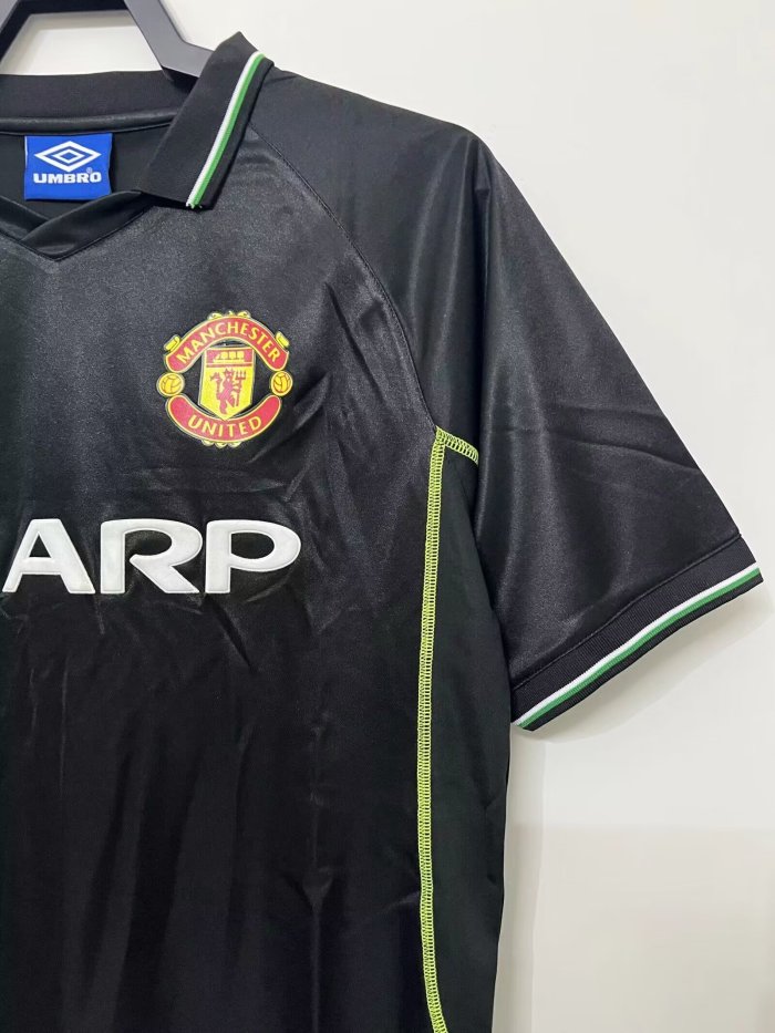1998-1999 Manchester United Third Retro Soccer Jersey