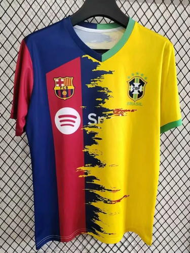 25-26 Brazil Barcelona Special Edition Fans Soccer Jersey