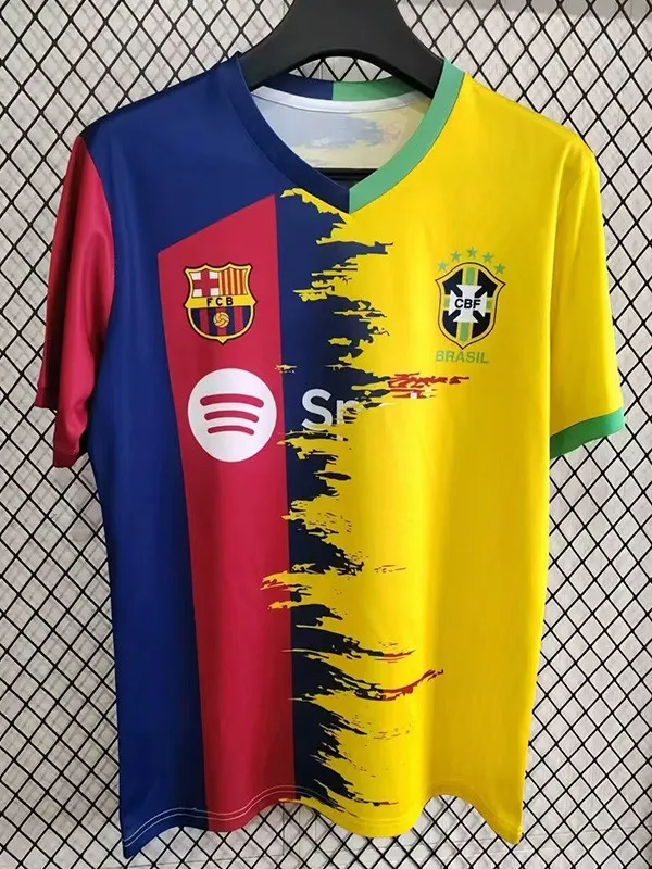 25-26 Brazil Barcelona Special Edition Fans Soccer Jersey