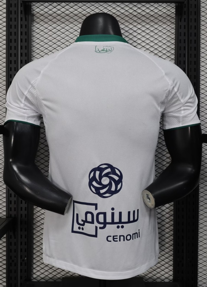 25-26 Al-Ahli Saudi White Special Edition Player Soccer Jersey
